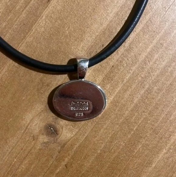 Lisa Welch Silver Dressage Equestrian Pendant Necklace - Picture 4 of 6